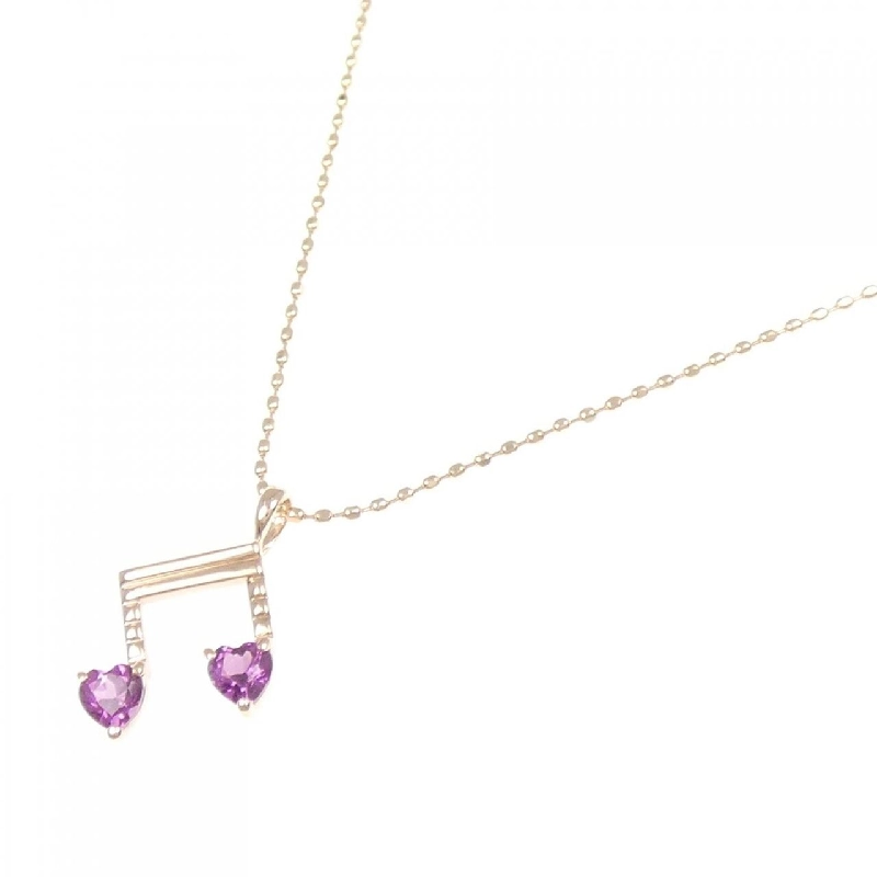 K10PG Âm符 Garnet Dây chuyền - Hàng hiệu Chính hãng 865482