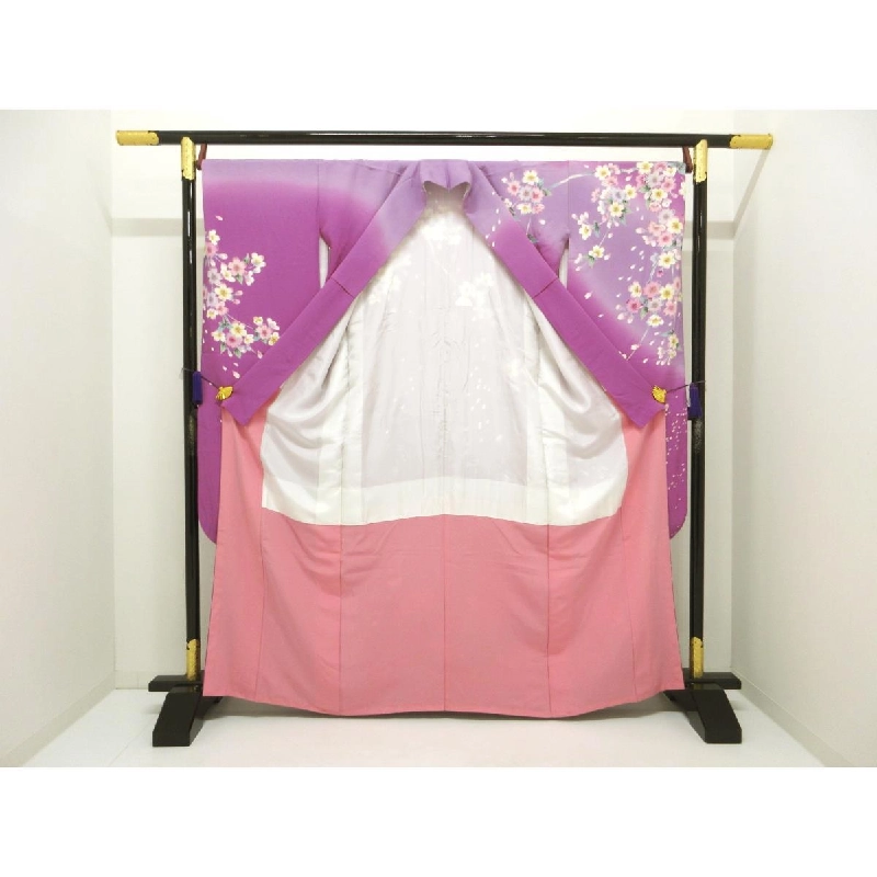 Kimono Furisode Chế tác Yūzen bằng vàng - Hàng hiệu Authentic 878563