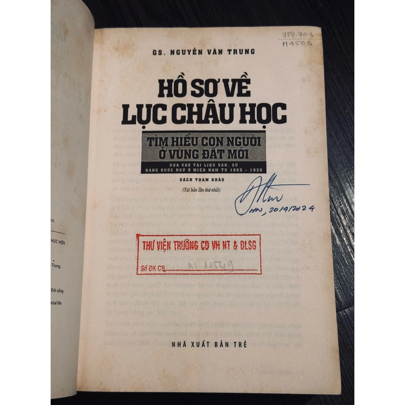 Hồ sơ về lục châu học (đọc mô tả) 534185