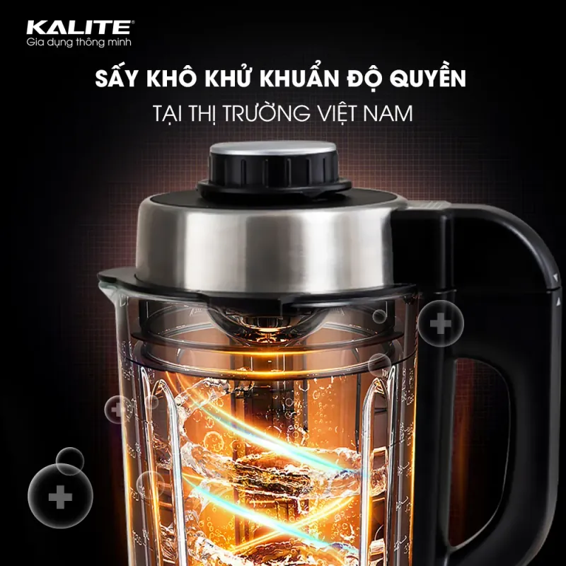 Máy làm sữa hạt KALITE KL990P xay nhuyễn chống ồn 14in1 787274