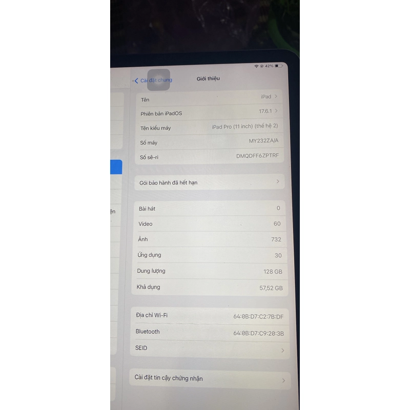 Ít sự dụng cần bán ipad pro 2029 307566