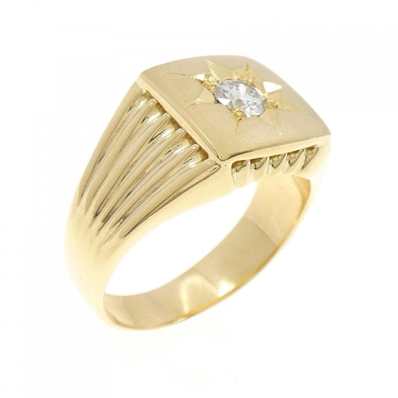 Nhẫn kim cương K18YG 0.298CT 667356