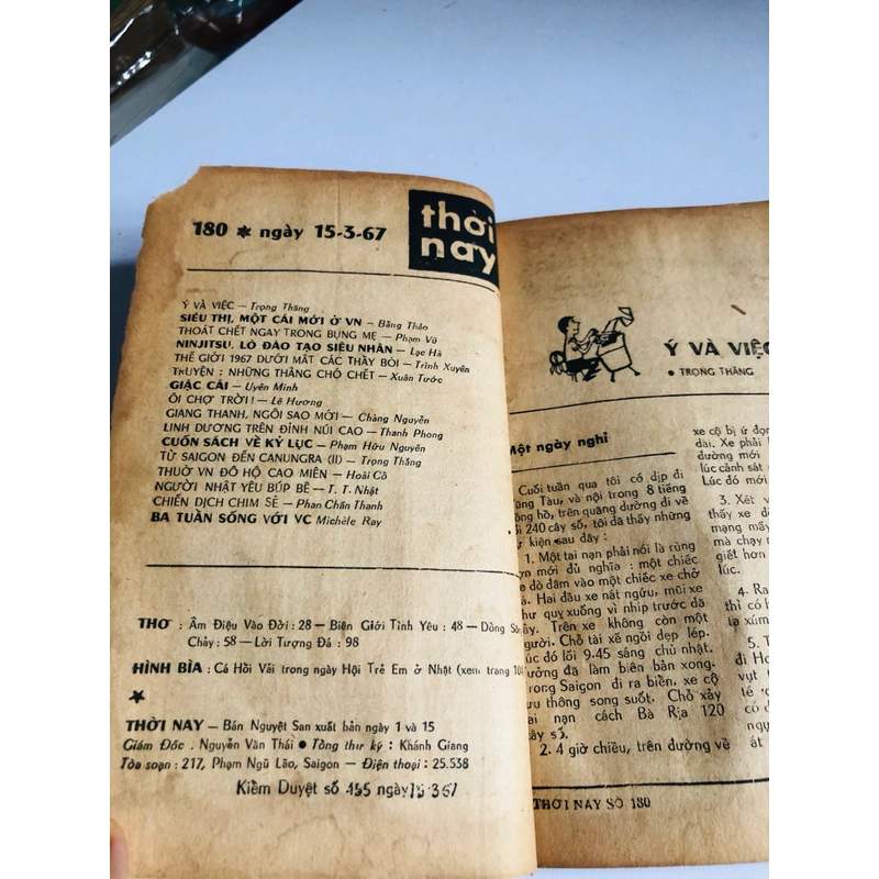 📰 BÁO THỜI NAY – ẤN PHẨM GỐC SỐ 180 (15/03/1967) 549365