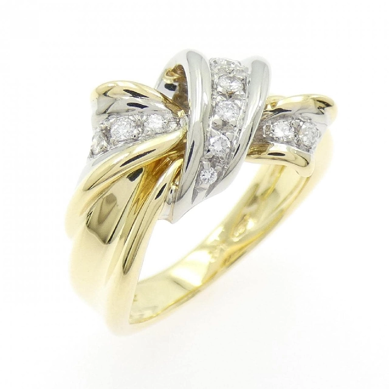 Nhẫn kim cương 750YG/750WG 0.22CT - Hàng hiệu Authentic 846574