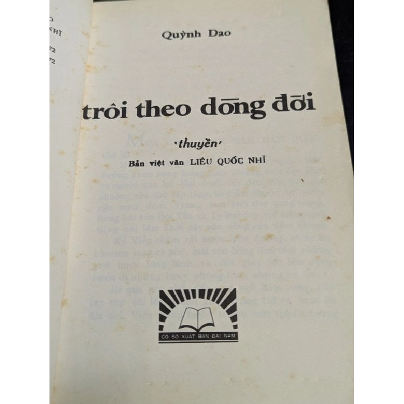 Trôi theo dòng đời - Quỳnh Dao ( bản dịch Liêu Quốc Nhĩ ) 750906