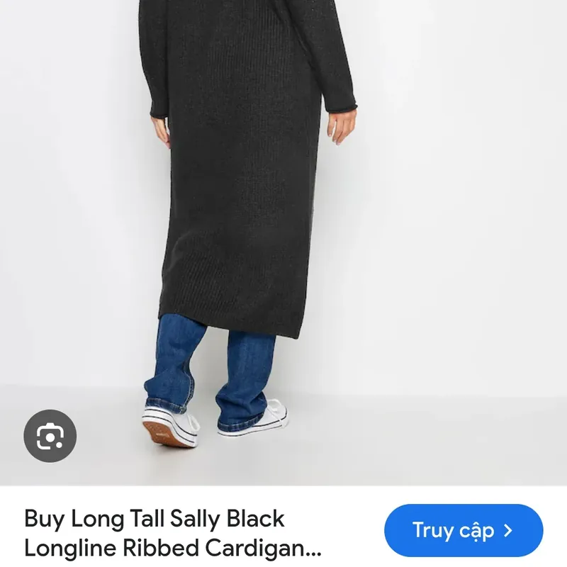 Áo form dài xẻ tà trước  564783