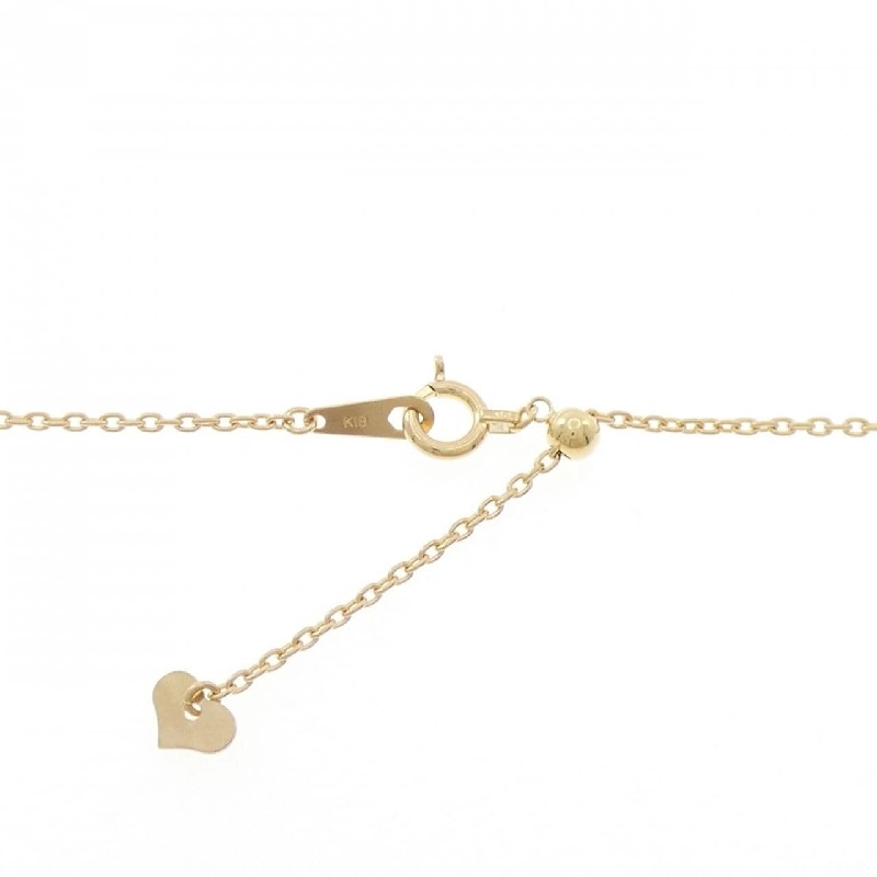 K18YG Feather Diamond Necklace 0.23CT - Hàng hiệu Authentic 848075