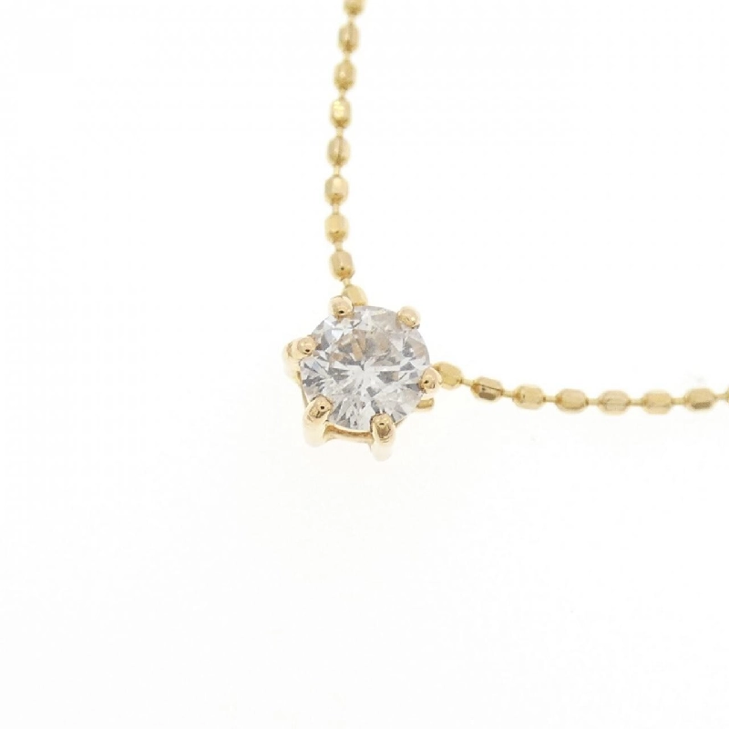 K18YG Solitaire Dây chuyền kim cương 0.19CT - Hàng hiệu Chính hãng 858966