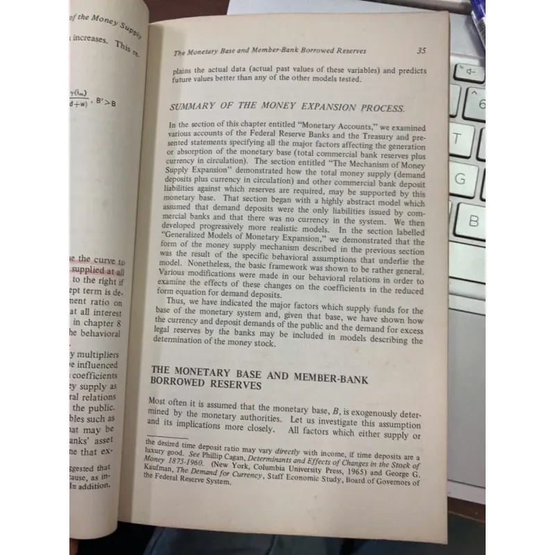MONEY SUPPLY, MONEY DEMAND, AND MACROECONOMIC MODELS - BOORMAN & HAVRILESKY 753517