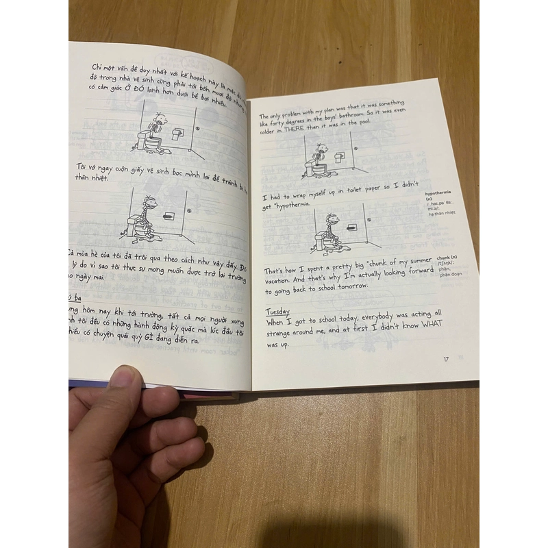 Combo 2 quyển Diary of a Wimpy Kid (Tập 1 + 2) - Song Ngữ (có file audio) 507562