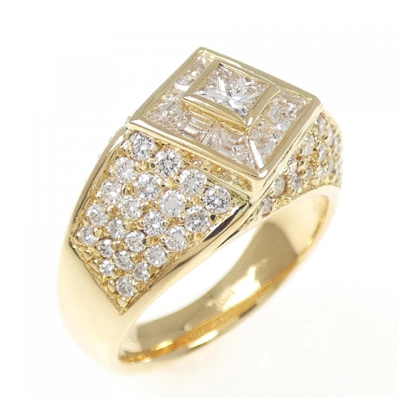 Nhẫn kim cương 750YG 1.74CT - Hàng hiệu Authentic 851493