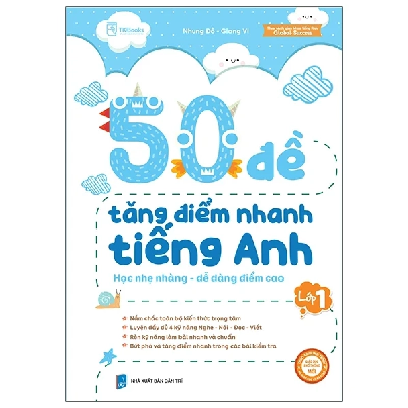 50 Đề Tăng Điểm Nhanh Tiếng Anh Lớp 1 - Đỗ Nhung, Thanh Thanh 202441