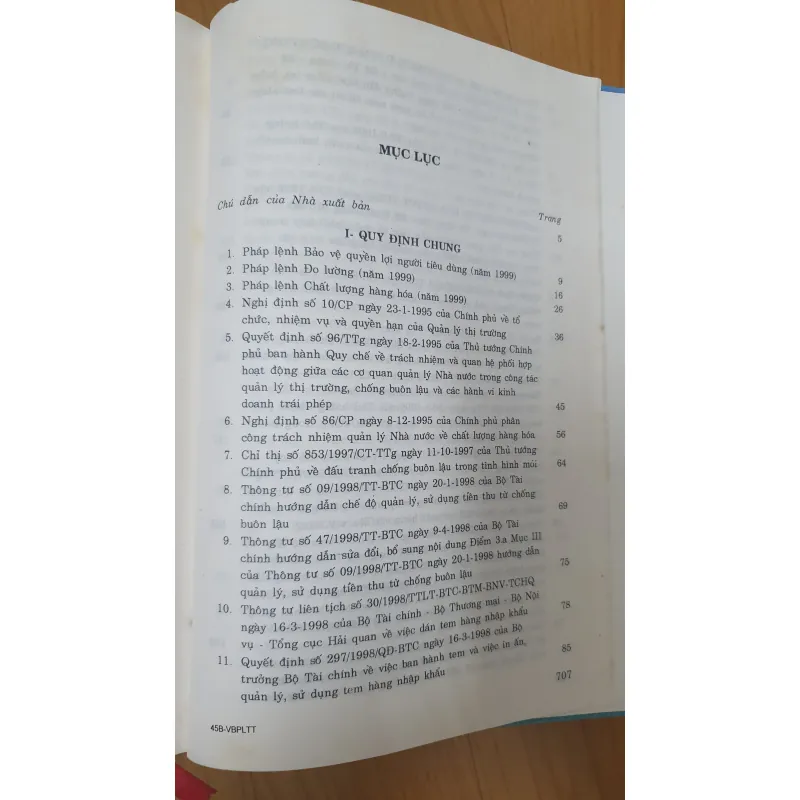 VĂN BẢN PHÁP LUẬT VỀ THỊ TRƯỜNG  756477