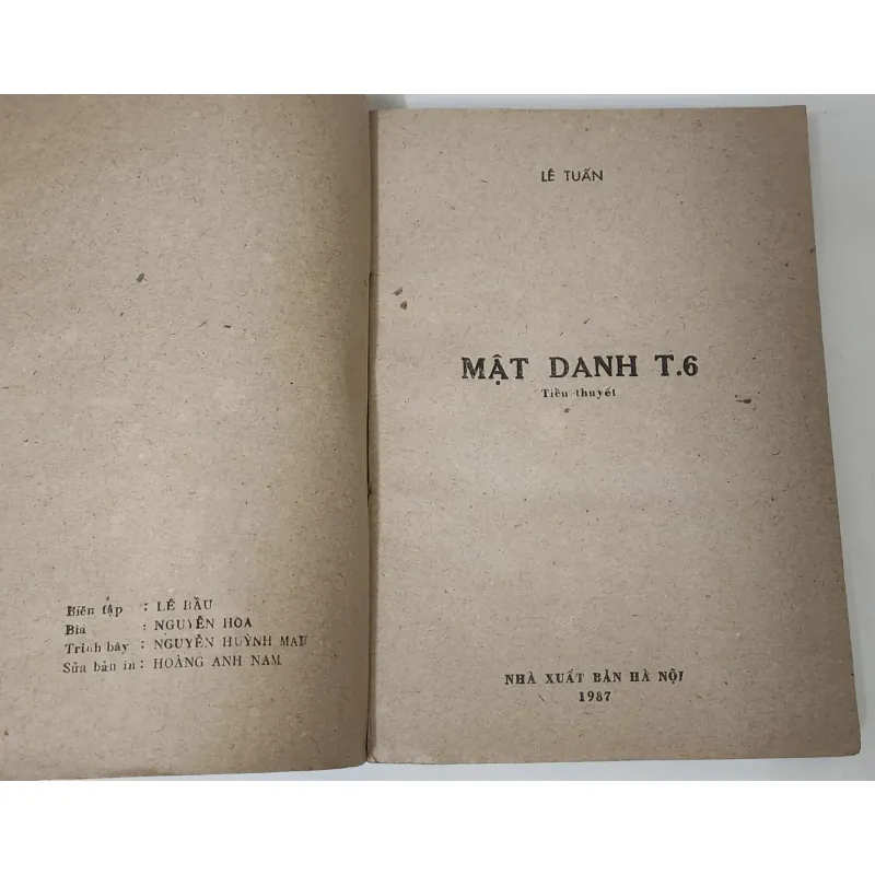 Tiểu thuyết MẬT DANH T6 (Lê Tuấn)  759338