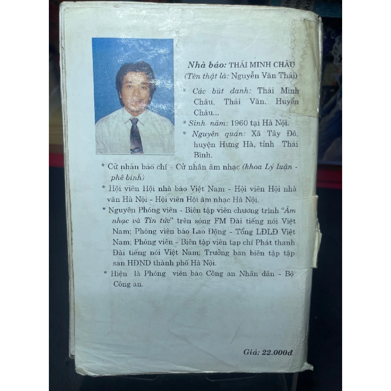 Phóng sự Thái Minh Châu 1999 mới 60% ố bẩn bung gáy HPB0906 SÁCH VĂN HỌC 915276