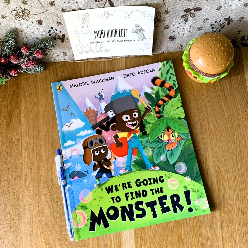 Sách tranh We’re Going To Find The Monster, Used, Picture Book For Kids 442995