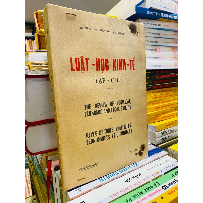 Luật học kinh tế tạp chí trước 1975 187195