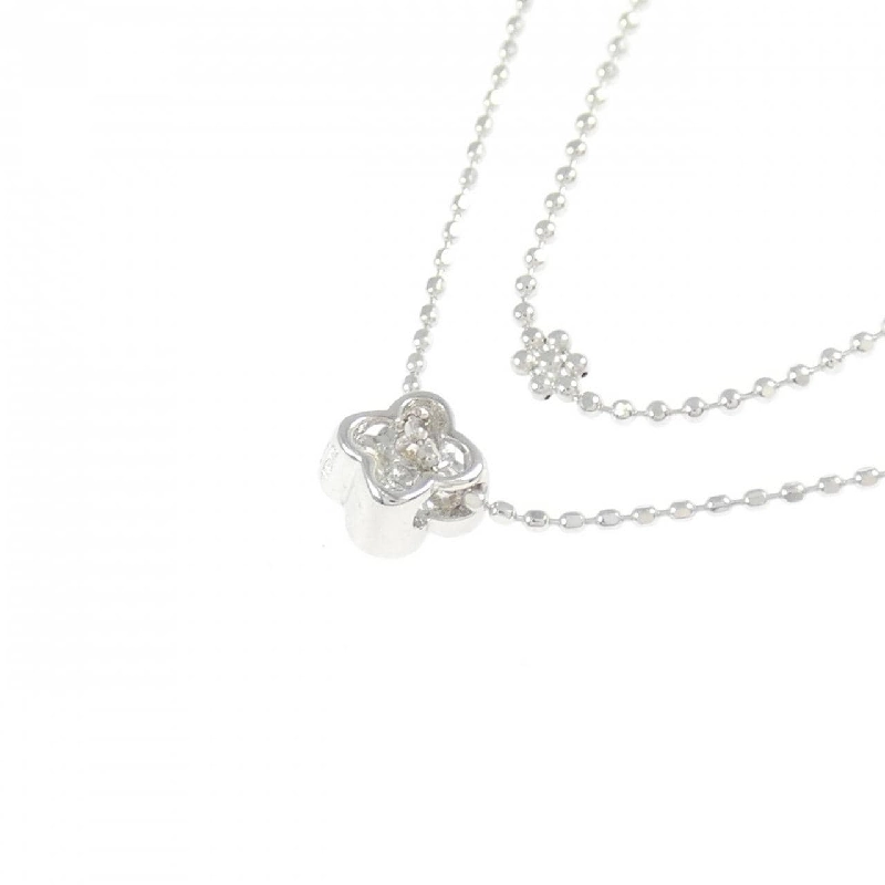 K18WG Hoa Kim Cương Dây Chuyền 0.16CT - Hàng hiệu Chính hãng 856570