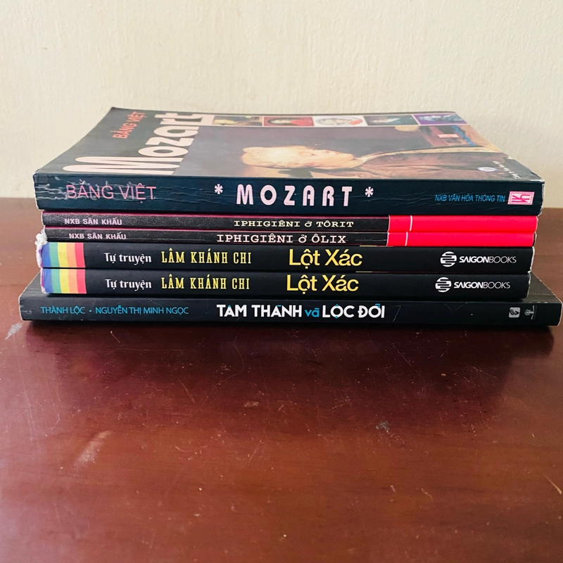 Combo sale 6 cuốn nghệ sĩ Việt Nam, Mozart, kiệt tác sân khấu thế giới 523157