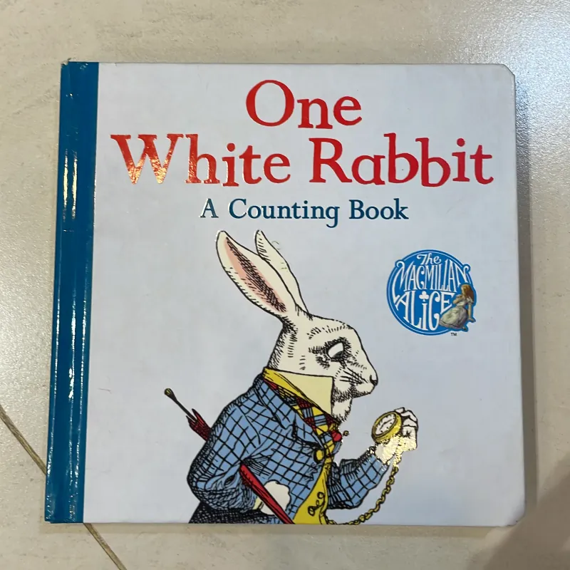 NGOẠI VĂN trẻ em : one white rabbit a countjng book - the macmillan uk  1027534