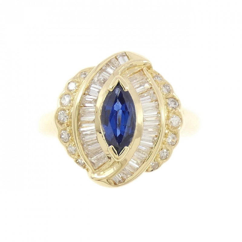 Nhẫn Sapphire 18KYG 0.37CT - Hàng hiệu Chính hãng 854713