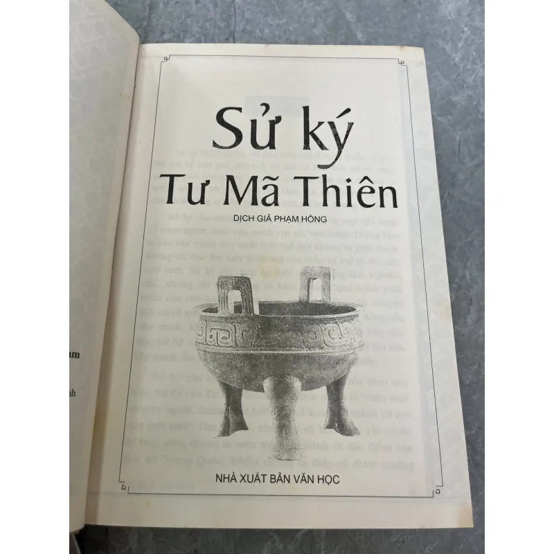 SỬ KÝ TƯ MÃ THIÊN - PHẠM HỒNG 797453