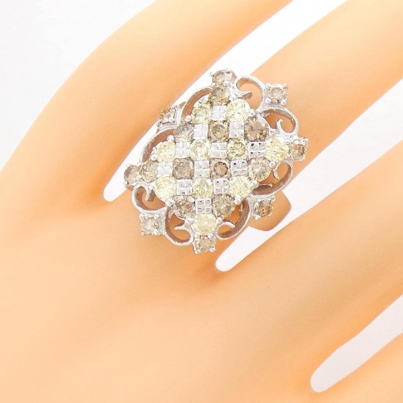 Nhẫn kim cương K18WG 3.20CT 670975