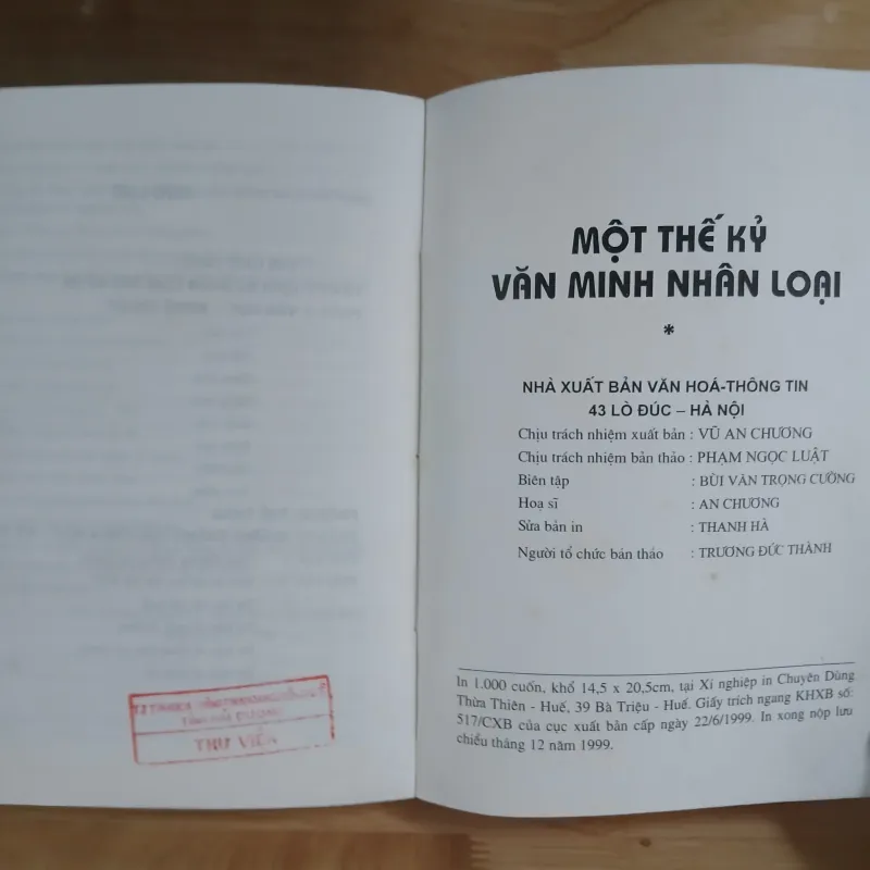 Một Thế Kỷ Văn Minh Nhân Loại - Trần Mạnh Thường chủ biên 782202