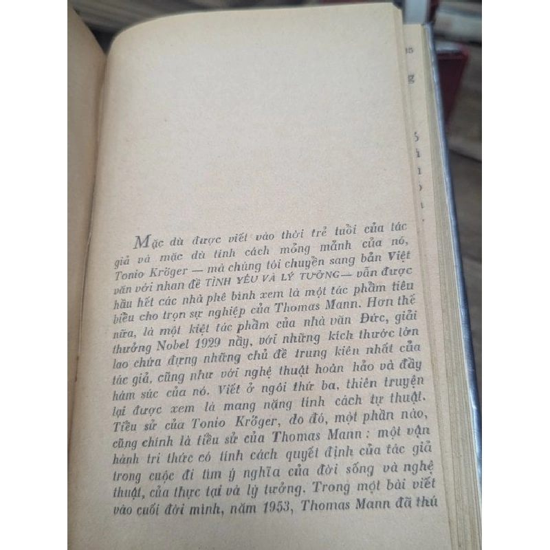 Tình yêu và lý tưởng - Thomas Mann ( bản dịch Huỳnh Phan Anh ) 746576
