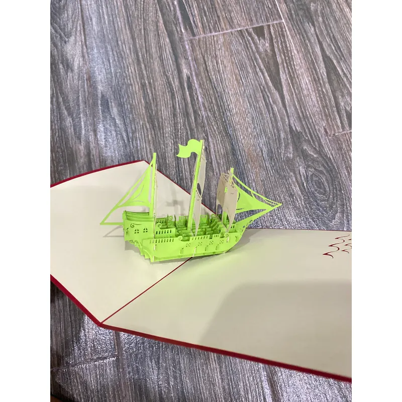 THIỆP MỜI 3D HÌNH TÀU ĐẠI DƯƠNG**TẶNG QUÀ 0Đ**MUA CÙNG SP KHÁC ĐỂ FREESHIP 605965