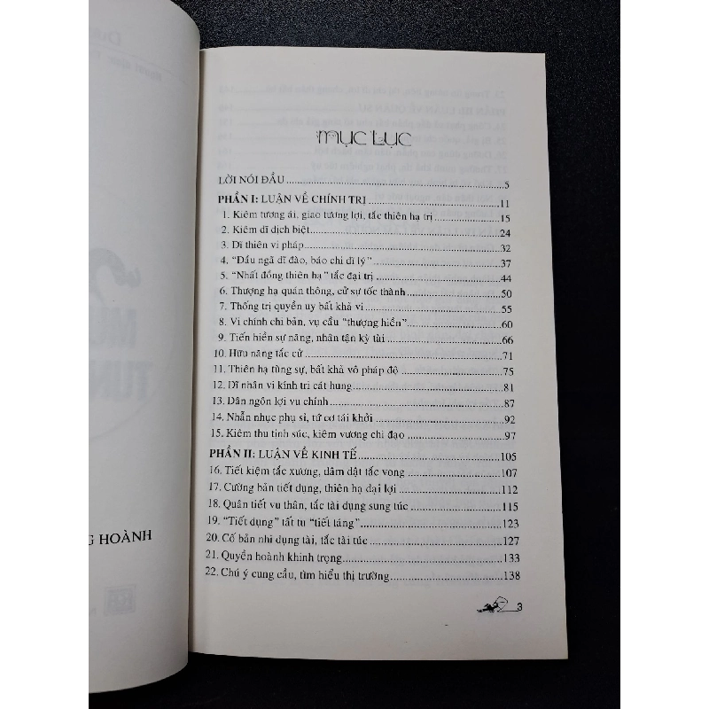 Mặc Tử mưu lược Tung Hoành Dương Nhất Dân mới 80% bị ố 2016 HCM2609 912420