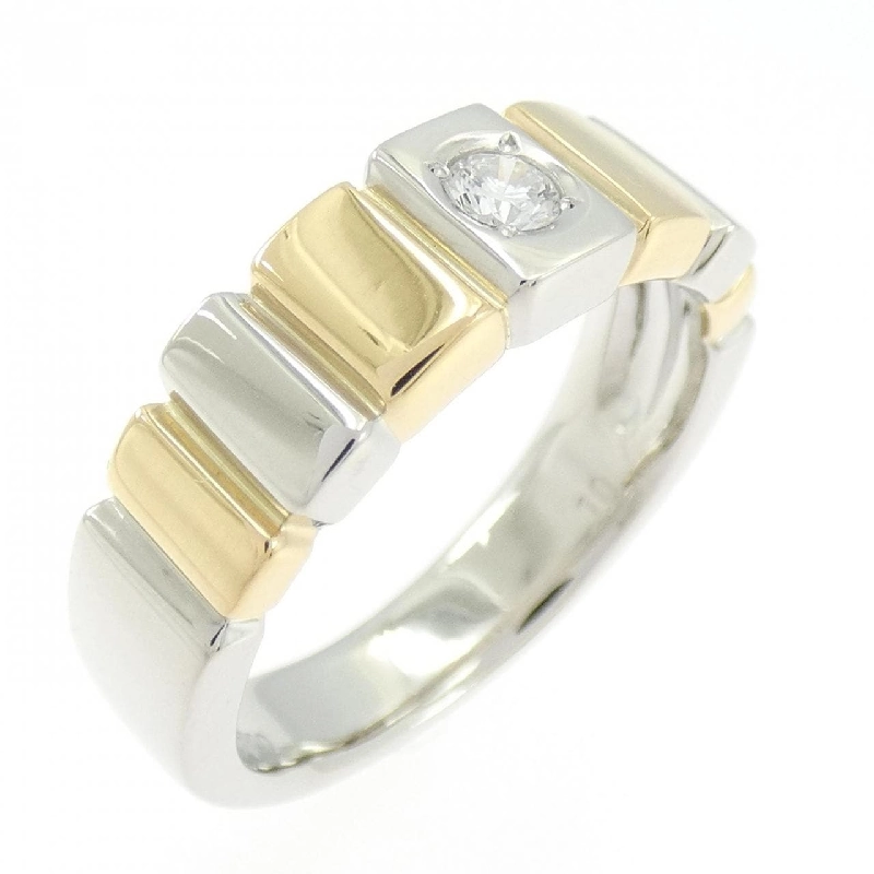 Nhẫn kim cương PT900/K18YG 0.10CT 665553