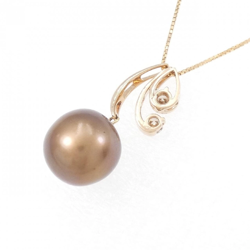 K18PG 2WAY Ngọc trai đen 11.8mm - Hàng hiệu Chính hãng 858115