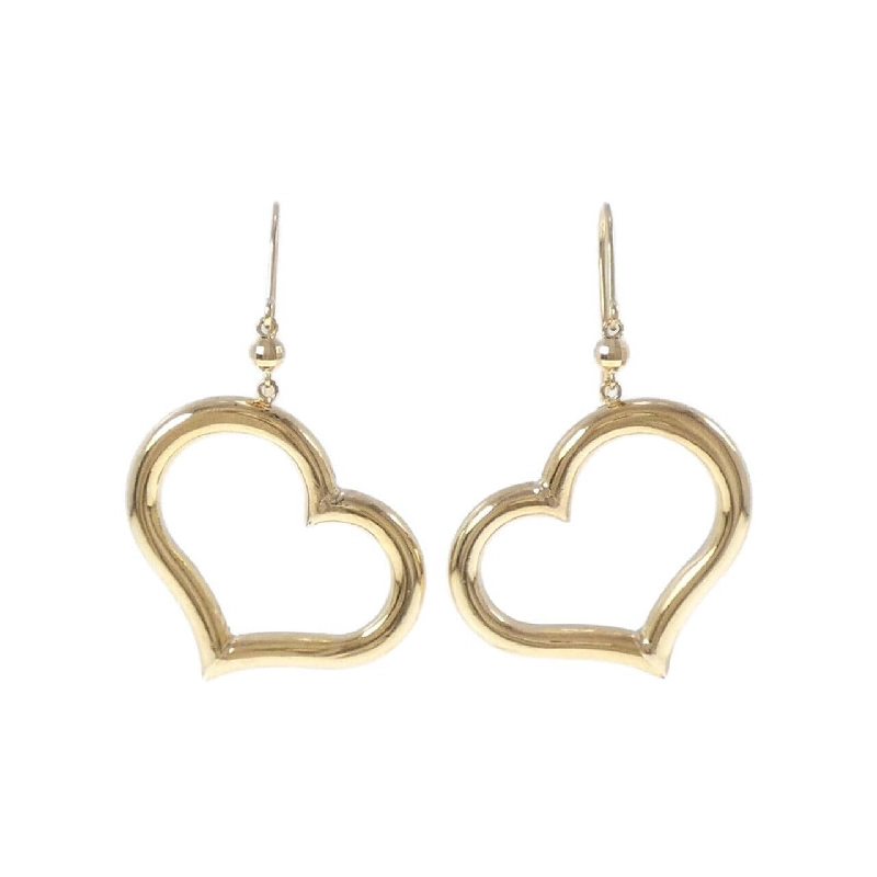 K18YG Bông tai hình trái tim - Hàng hiệu Chính hãng 870357