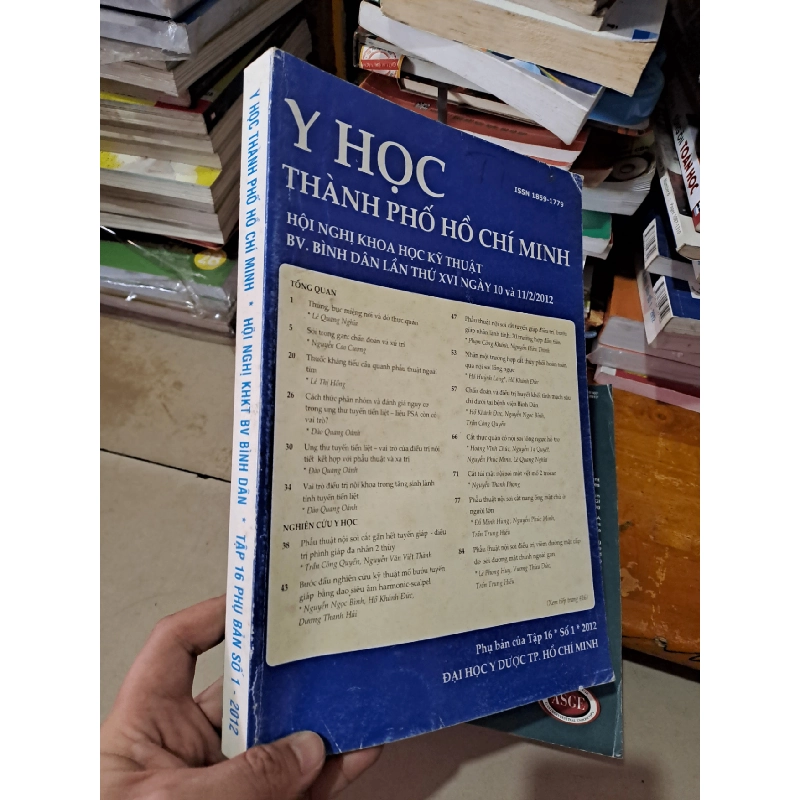 Y học thành phố hồ chí minh hội nghị khoa học kỹ thuật BV bình dân lần thứ XVII tập 16 số 1 2012 HCM0808 TẠP CHÍ, THIẾT KẾ, THỜI TRANG 527256