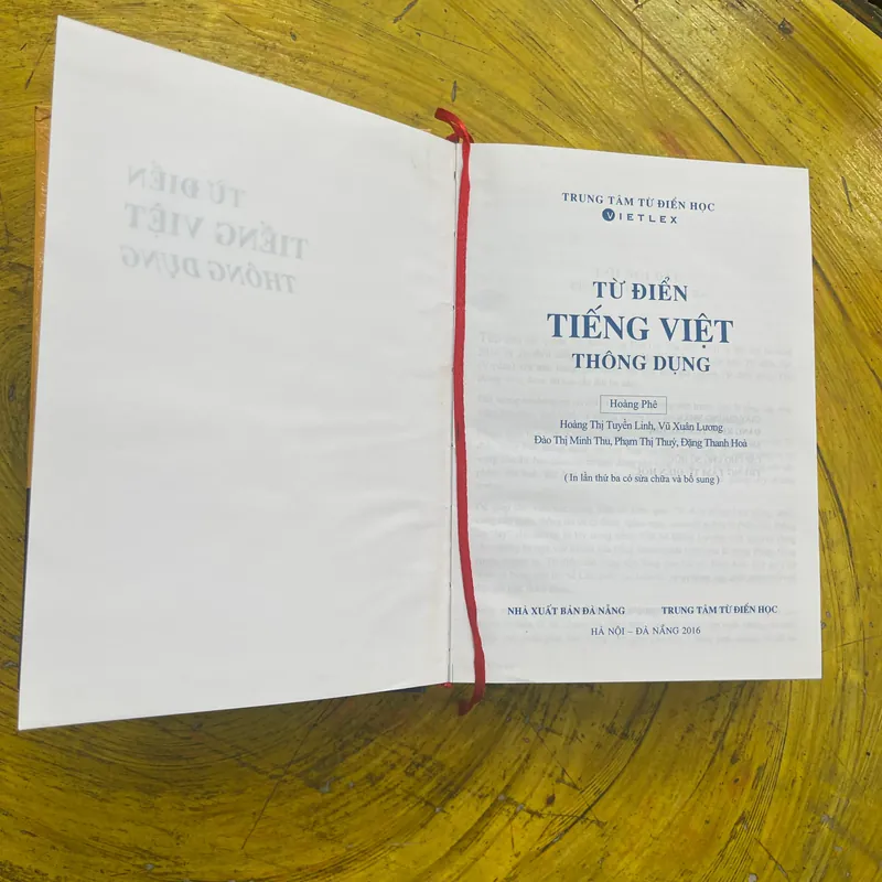 TỪ ĐIỂN TIẾNG VIỆT THÔNG DỤNG- CHỦ BIÊN GS HOÀNG PHÊ 562618