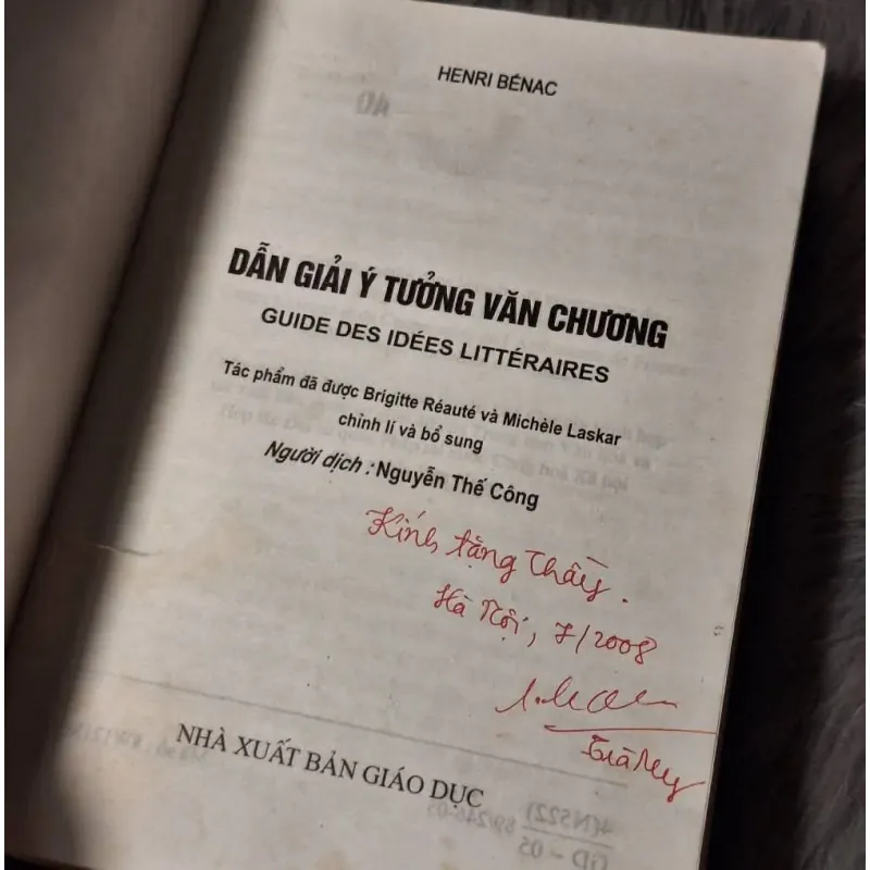 Dẫn giải ý tưởng văn chương- Henri Bénac. 1035511