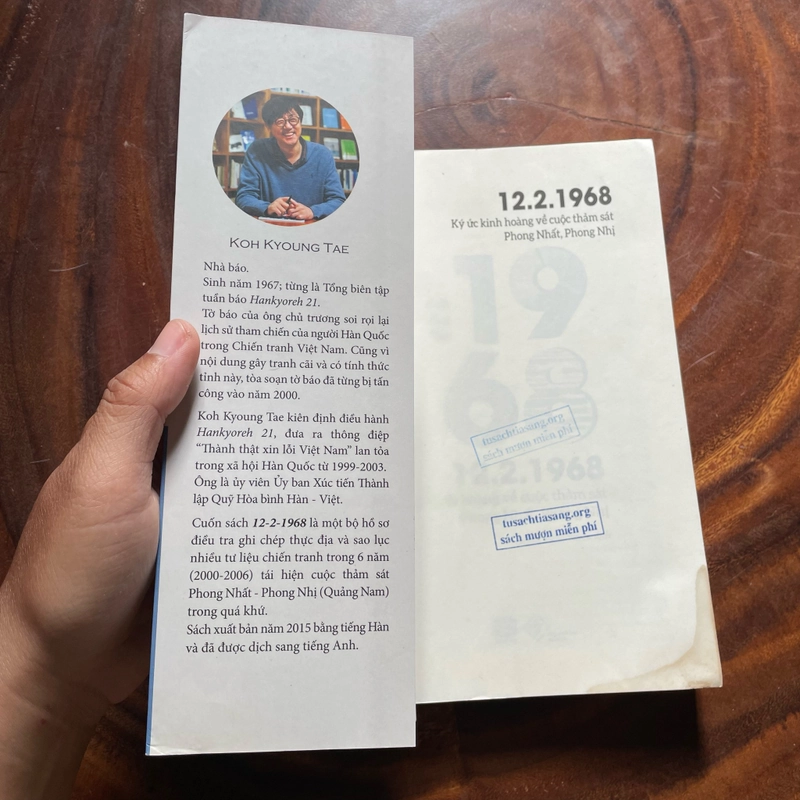 II 12.2.1968 _ Ký Ức Kinh Hoàng Về Cuộc Thảm Sát Phong Nhất, Phong Nhị - Koh Kyoung Tae 447293