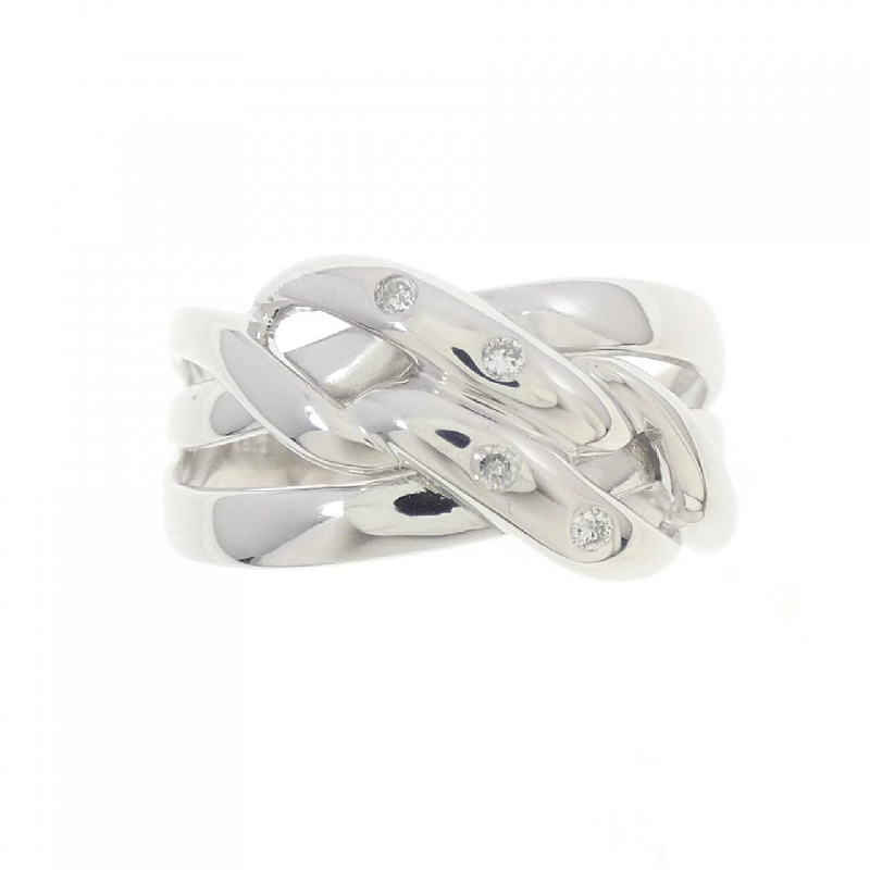 Nhẫn kim cương K18WG 0.04CT 672770