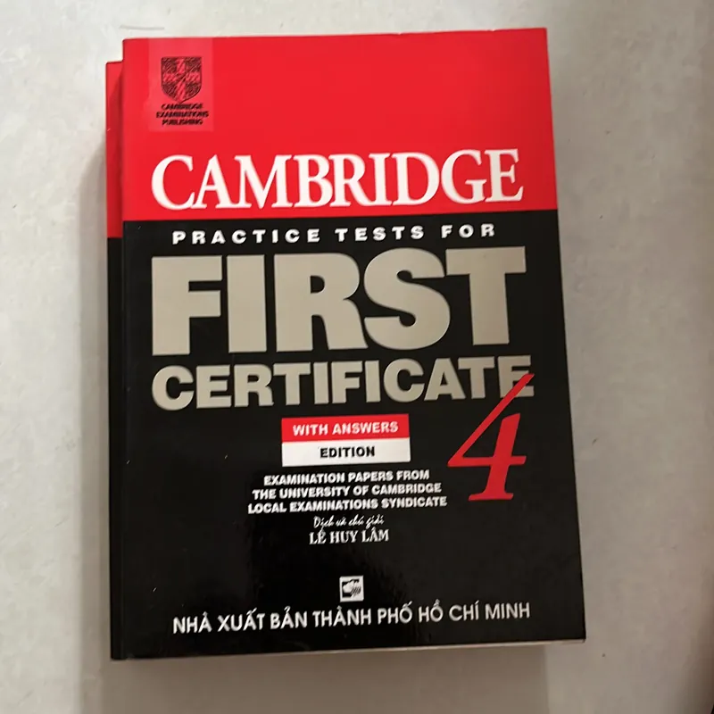 Cambridge Practice tests for First Certificate (5 cuốn) 559027
