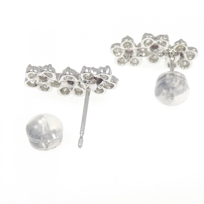 PT900 Bông tai kim cương hoa 0.46CT - Hàng hiệu Authentic 868508