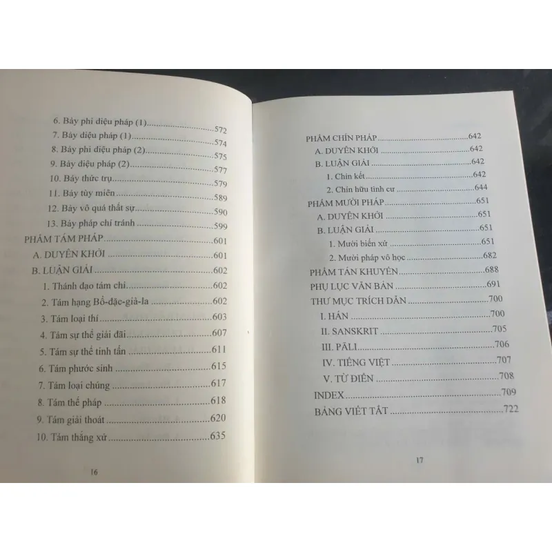 A-Ti-Đạt-Ma Tập Dị Môn Túc Luận - Phước Nguyên mới 80% 698187