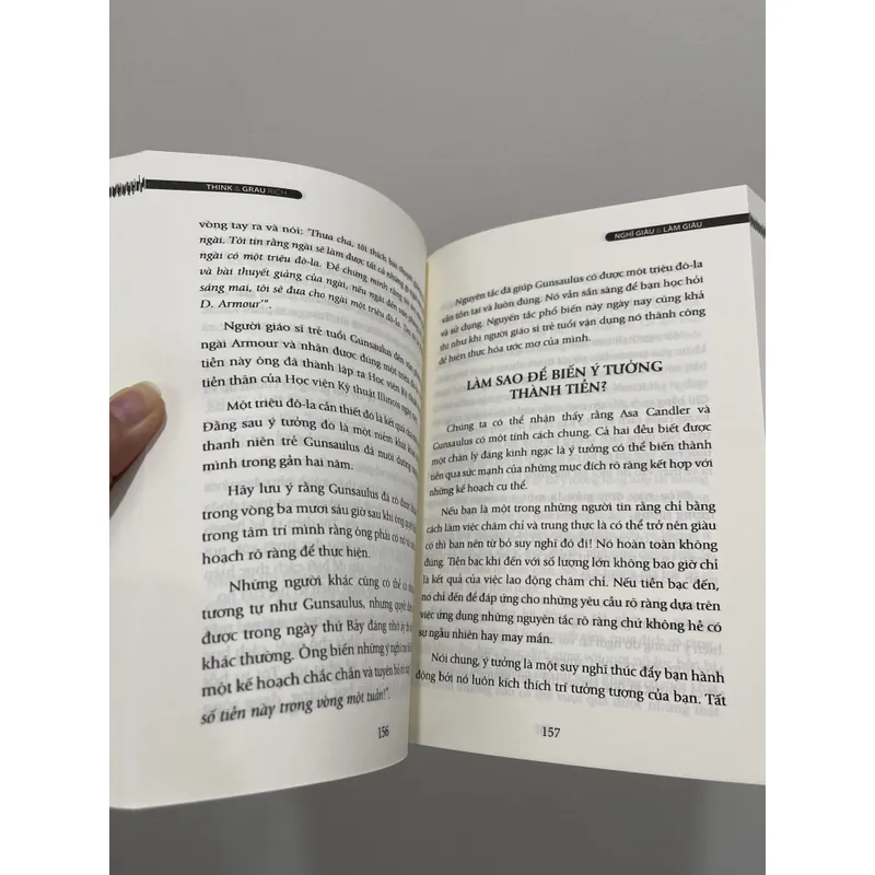 “Nghĩ giàu làm giàu” - Napoleon Hill ( mới 95%) 592867