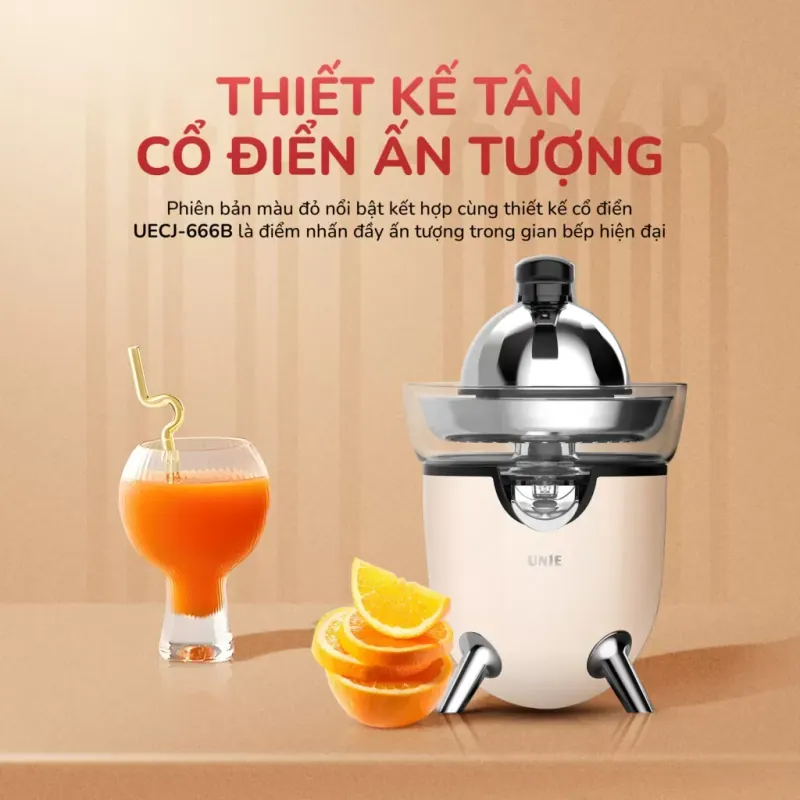 🚀 UNIE UECJ-666B – Máy vắt cam công suất lớn | Ép nhanh trong tích tắc 782510
