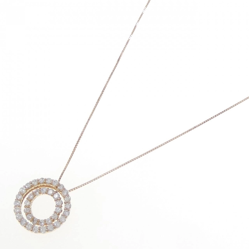 K18PG Dây chuyền kim cương 1.00CT - Hàng hiệu Chính hãng 865076