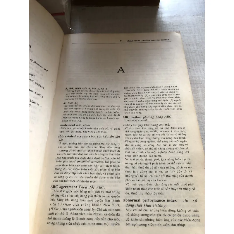 Từ điển giải nghĩa tài chính - đầu tư - ngân hàng- kế toán (Anh - Việt) 782908