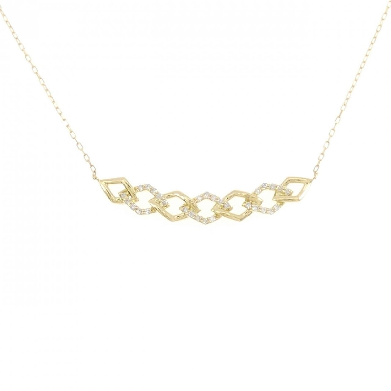 Dây chuyền kim cương K18YG 0.15CT - Hàng hiệu Chính hãng 860802