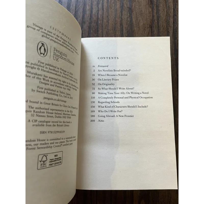 Novelist as a vocation - Haruki Murakami 993672