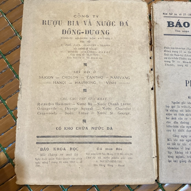 BÁO KHOA HỌC, NĂM THỨ BA - SỐ 27-23 (4/1944) 522812