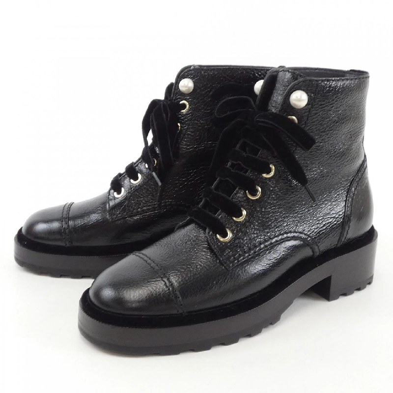 【Khuyến mãi】Giày bốt CHANEL 664386